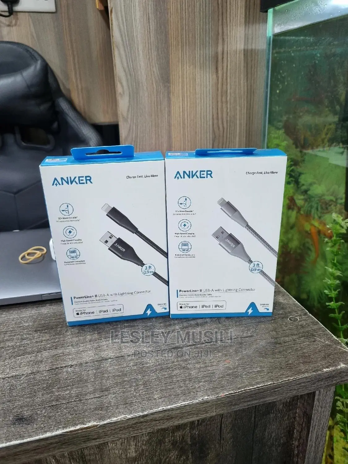 Anger Powerline + II Usb a to Lighting