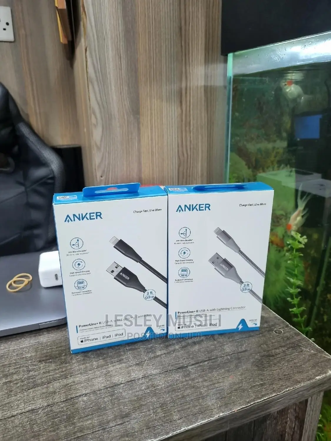 Anger Powerline + II Usb a to Lighting
