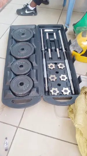 Chrome Dumbbell 50kgs Set.