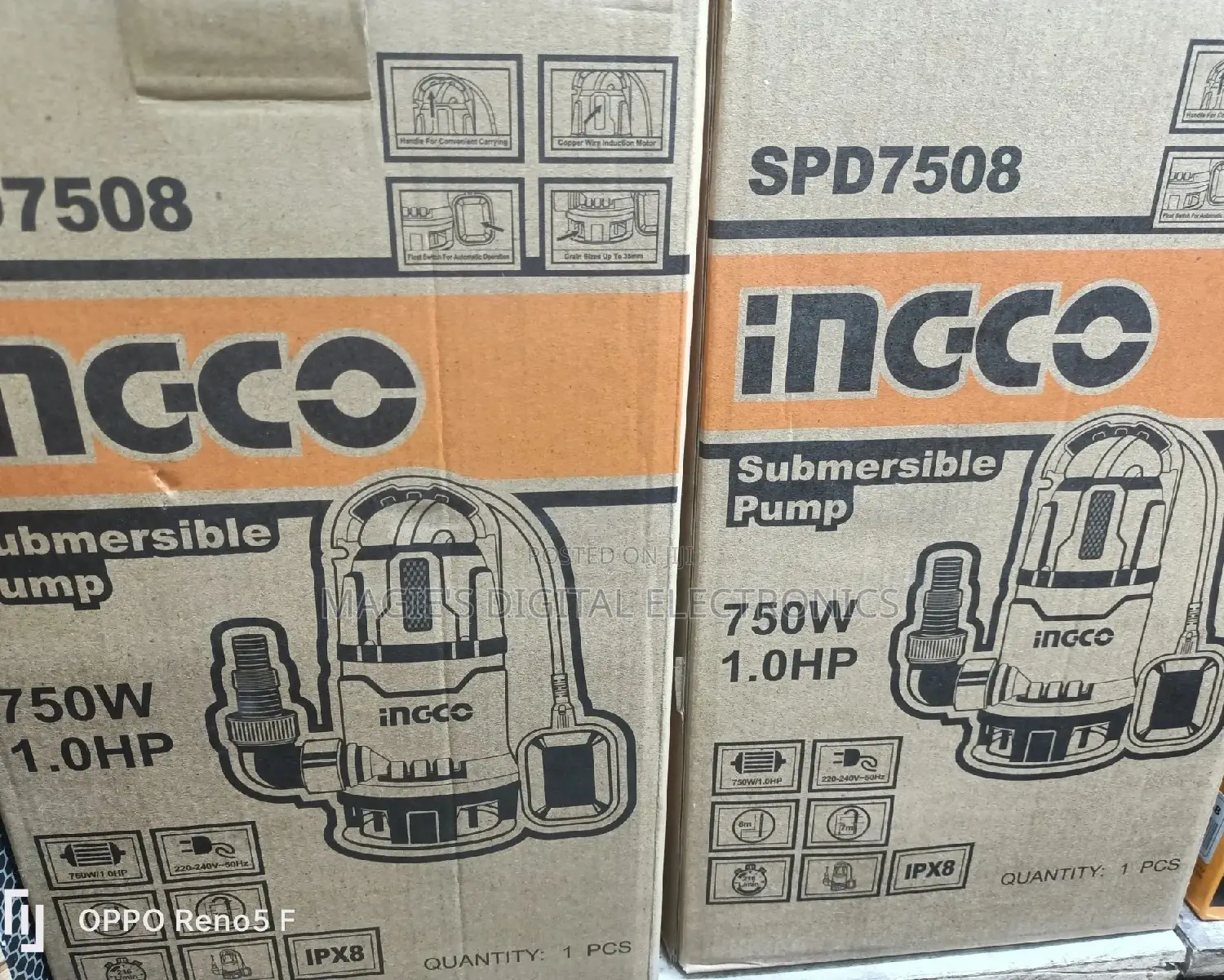 Sawage Pump Ingco 1 Hp