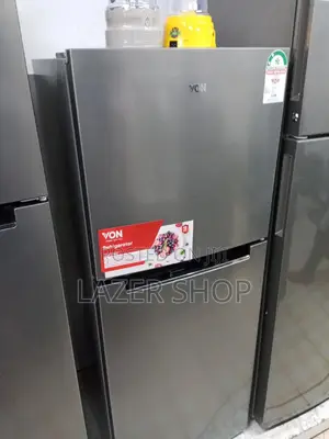 Von VART-27NHS Double Door Fridge 216L - Silver