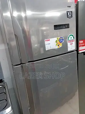 Von VART-41NGK Double Door Fridge, Top Mount Freezer 331L