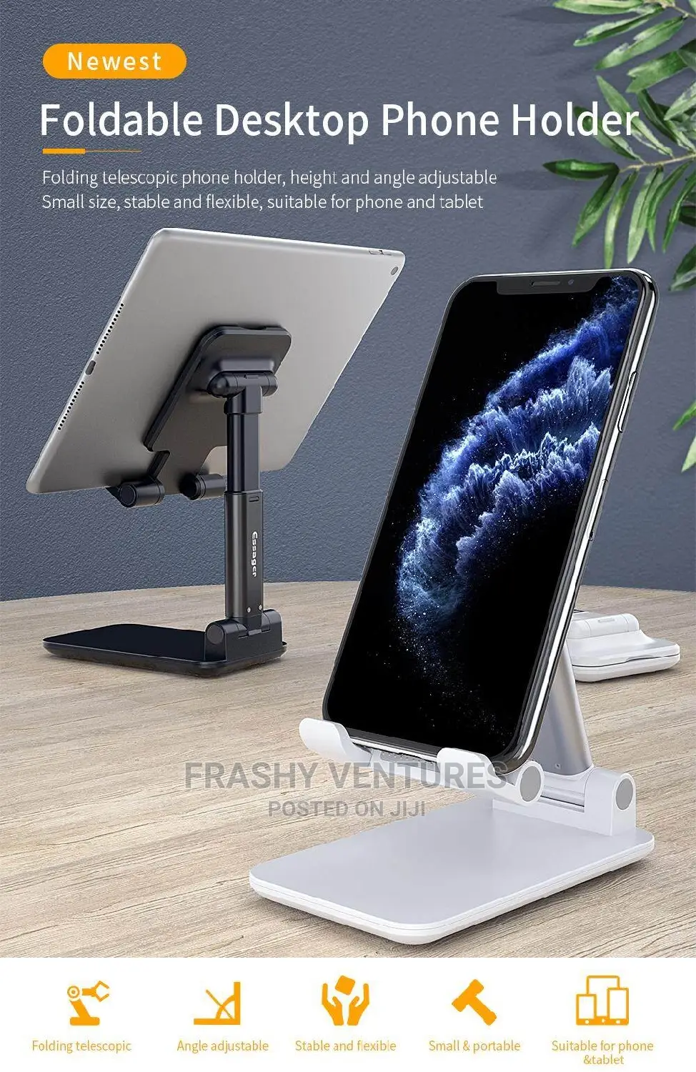 Folding Desktop Phone Stand
