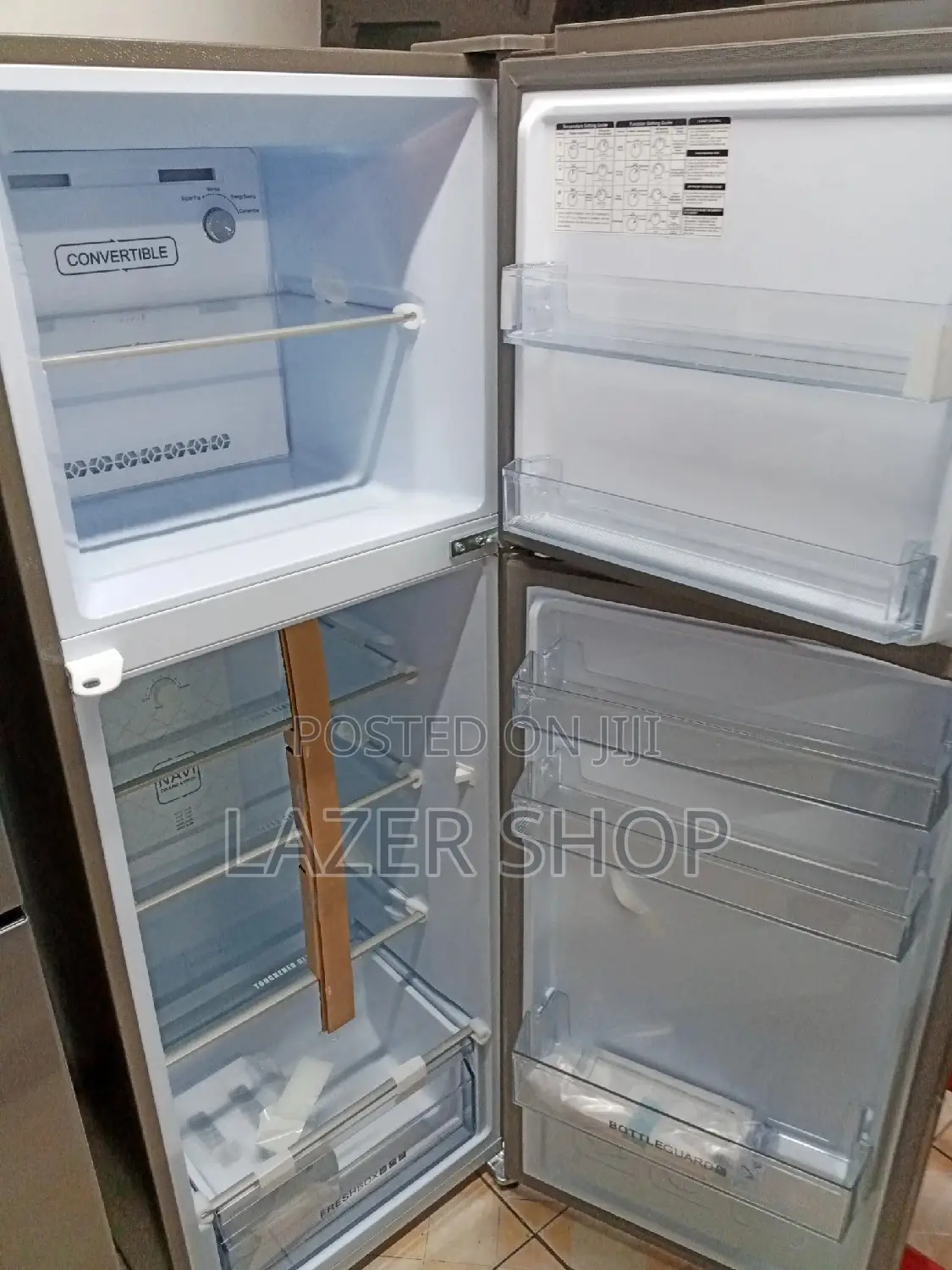 Von VART-39NHS Double Door Fridge 241L