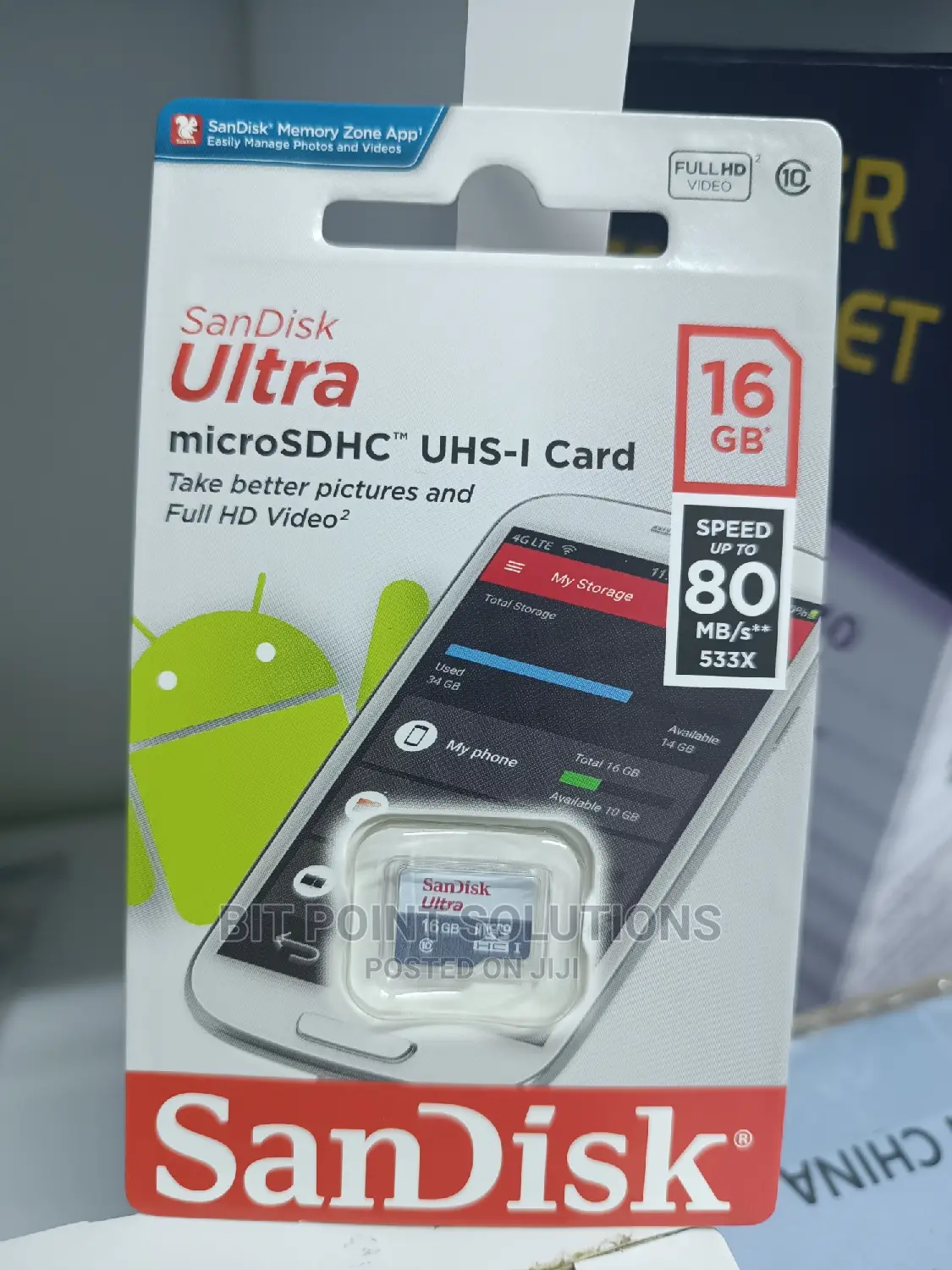 16gb Microsd Card Class 10 Sandisk Ultra