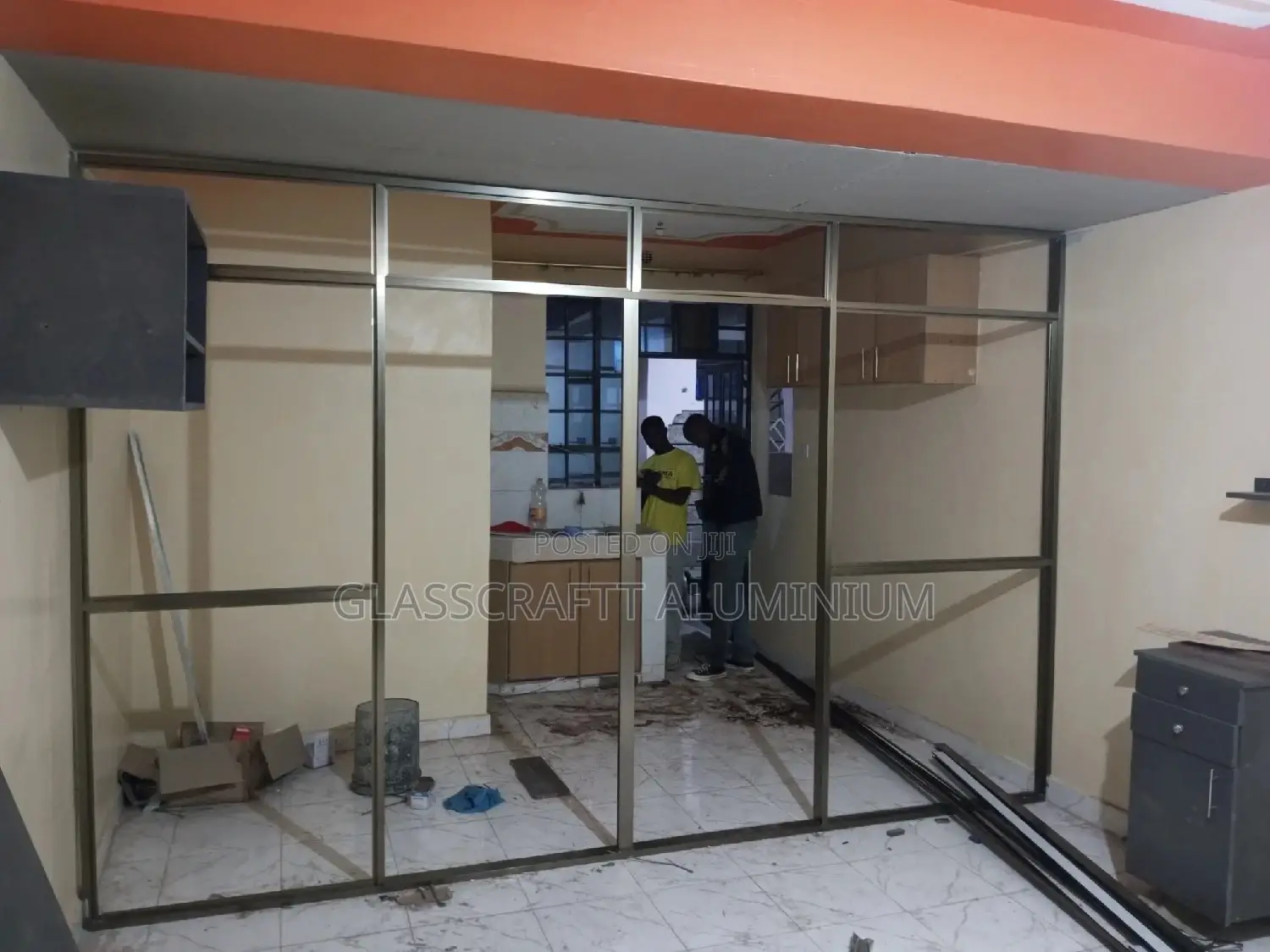 Fabricated Aluminum Patition