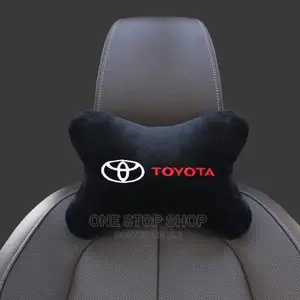 2pcs Toyota Branded Car Seat Neckrest Support Pillows