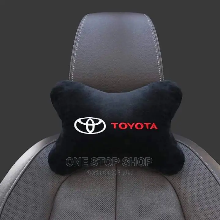 2pcs Toyota Branded Car Seat Neckrest Support Pillows