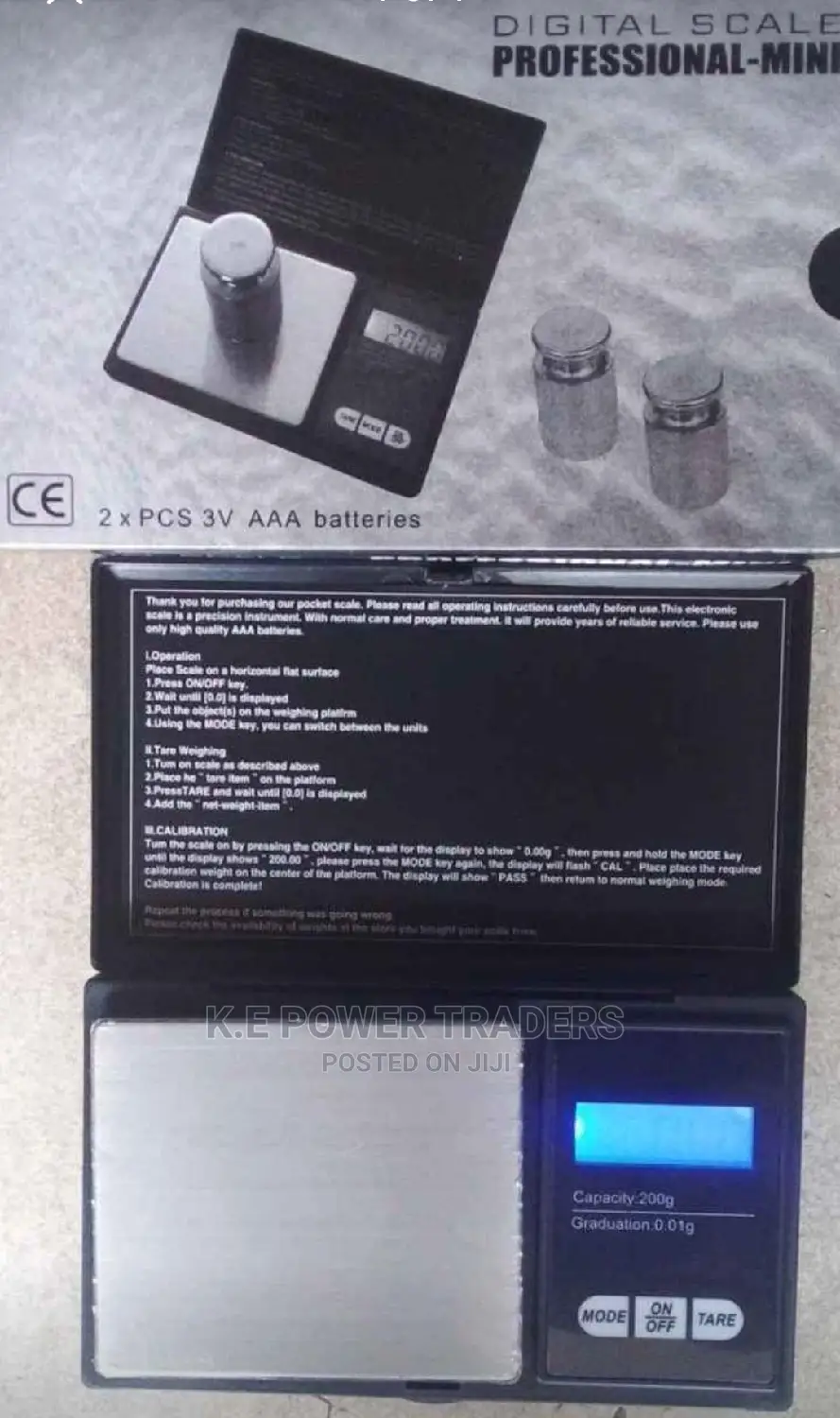 Precise 0.01g Digital Pocket Scale