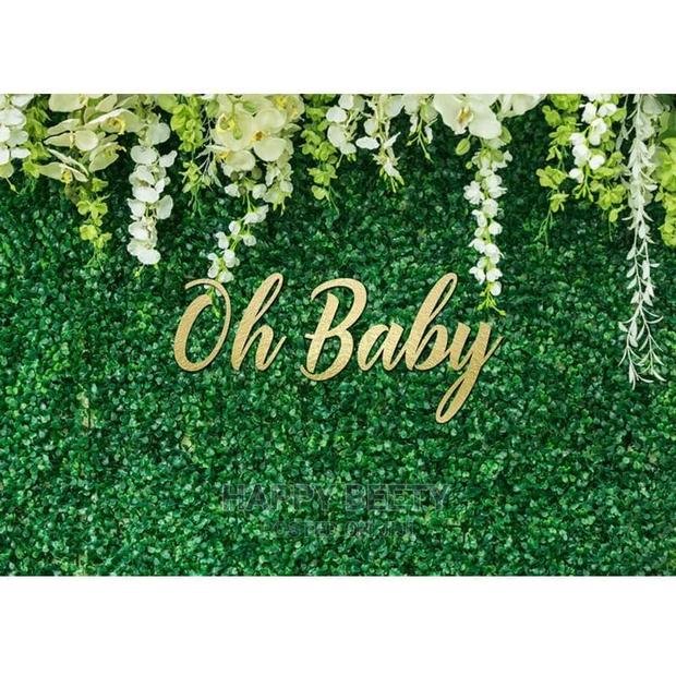 #Artificial Green Wall Backdrop Panel