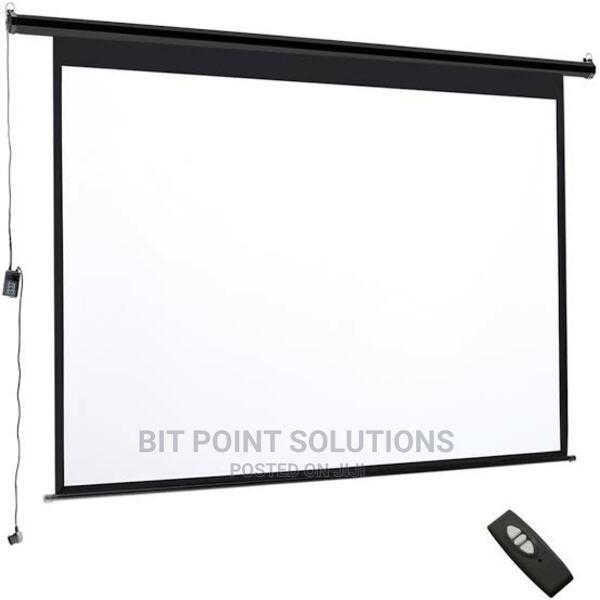 Electric Projector Screen 240×240cm - main view