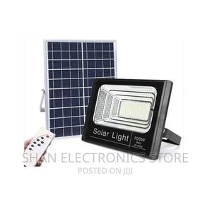 Solar Floodlight 100w Automatic Solar Light Black 100w - thumbnail 2