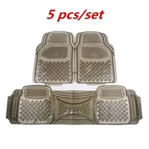 3pcs Set Clear_black Car Floor Mats