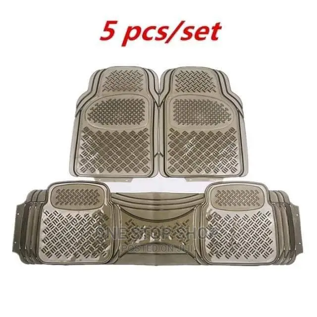 3pcs Set Clear_black Car Floor Mats
