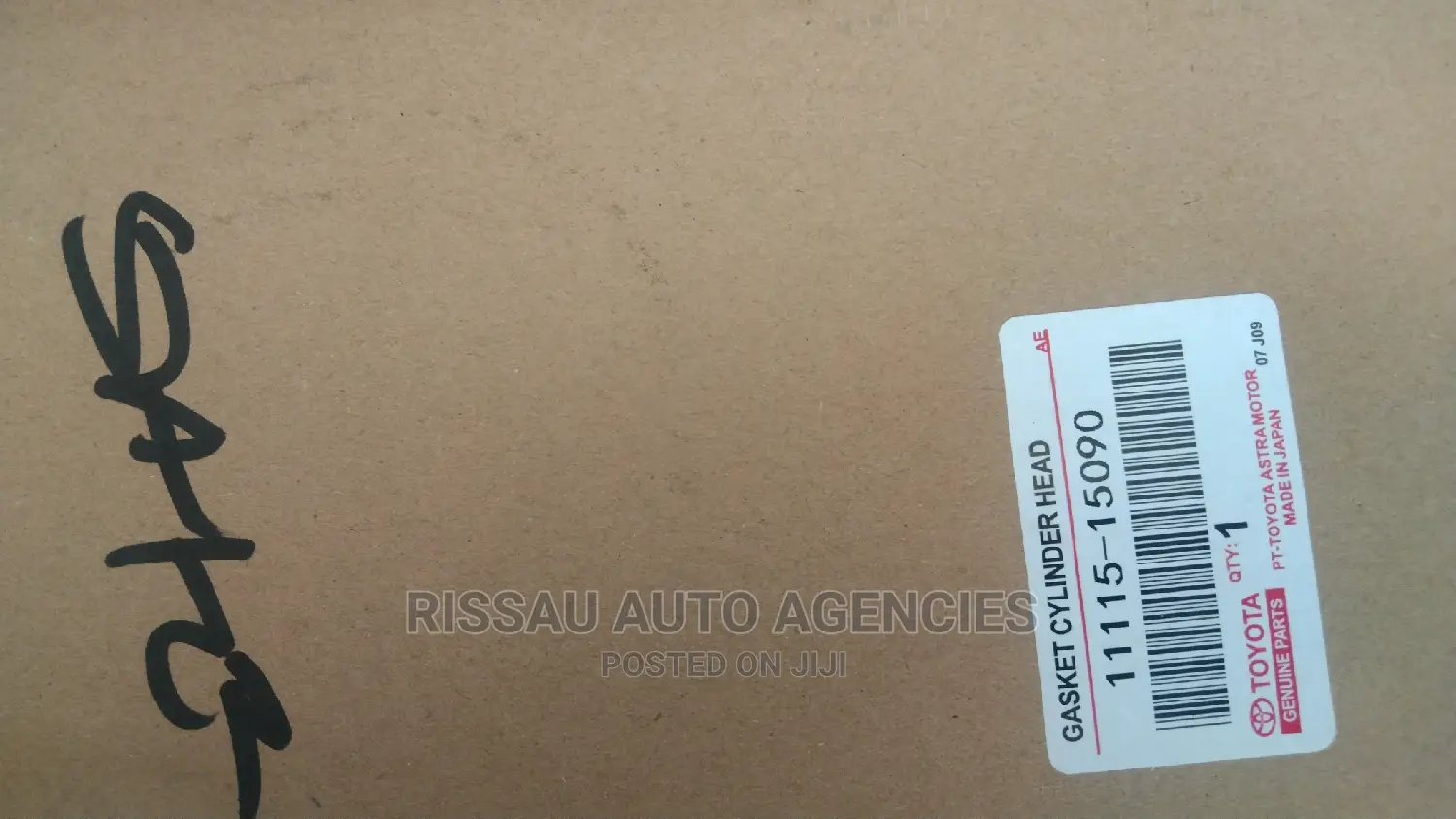 Toyota 5A FE Engine Asbestos Genuine Cylinder Head Gasket.