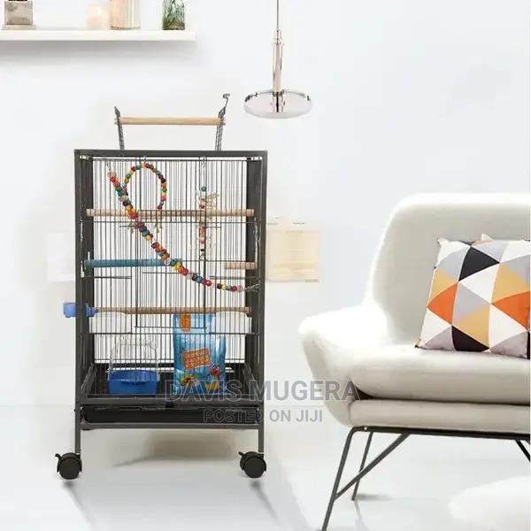 Bird Villa Play Top Bird Cage,With Food Box,Wheels, Nestbath - thumbnail 2