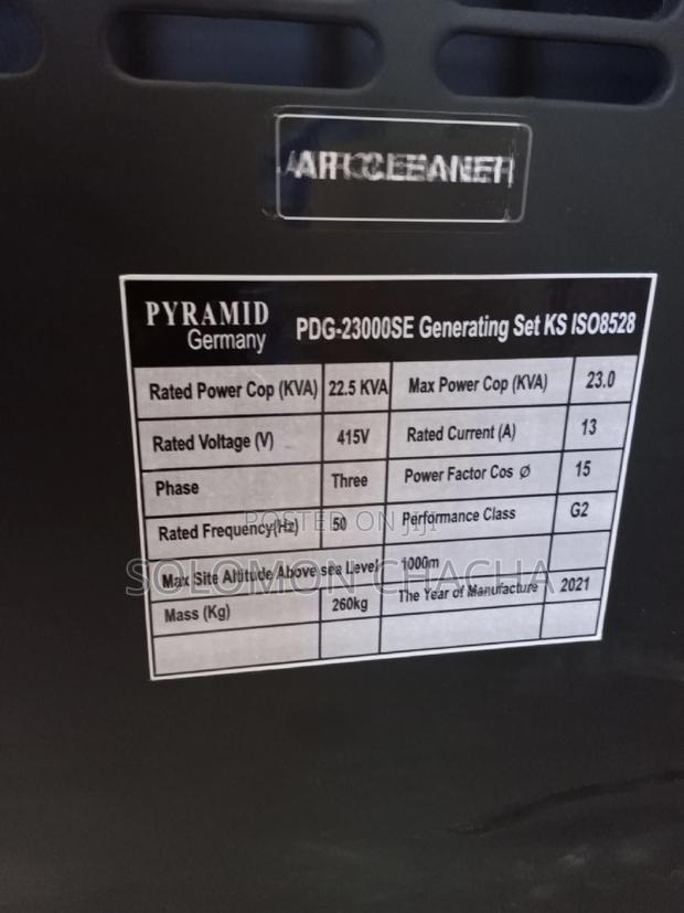 Pyramid 20kva Silent DIESEL Generator Germany - thumbnail 2