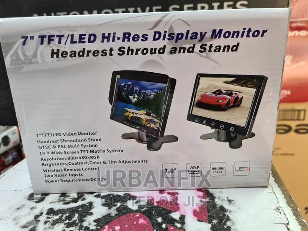 7 Inch TFT/LED Headrest Video Monitor