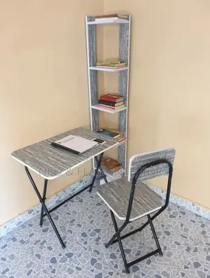 Study Desk Chair and Bookshelf ( Foldable)