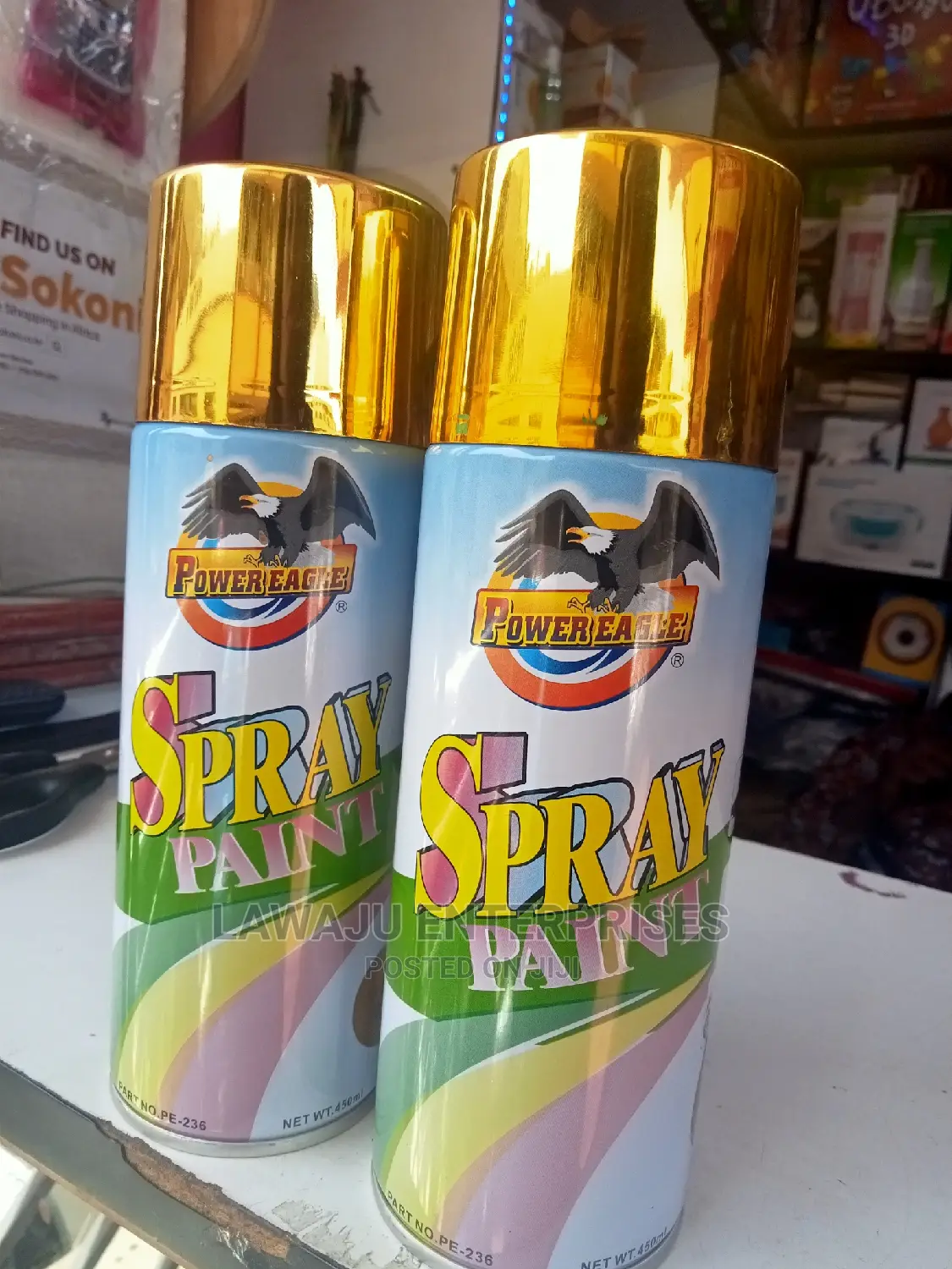 Gold Spray Paint in Nairobi Central Building Materials, Lawaju