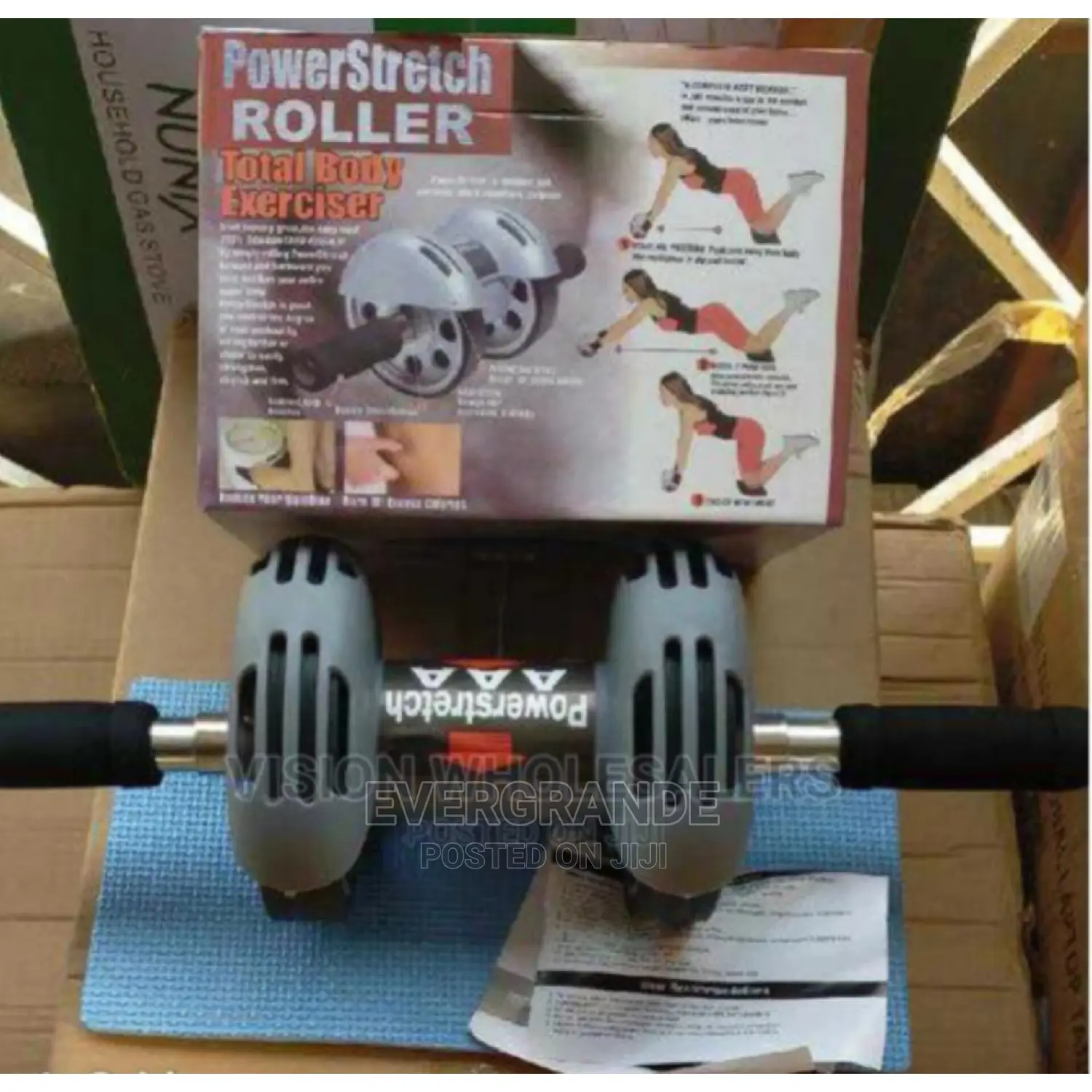 Power Stretch With Rollers.