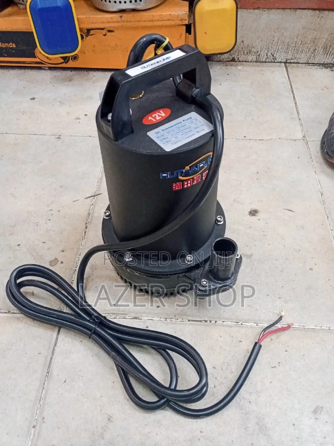 12V Submersible Water Pump, DC