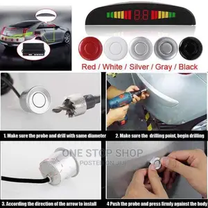 Silver Parking Sensor Reverse Back Up