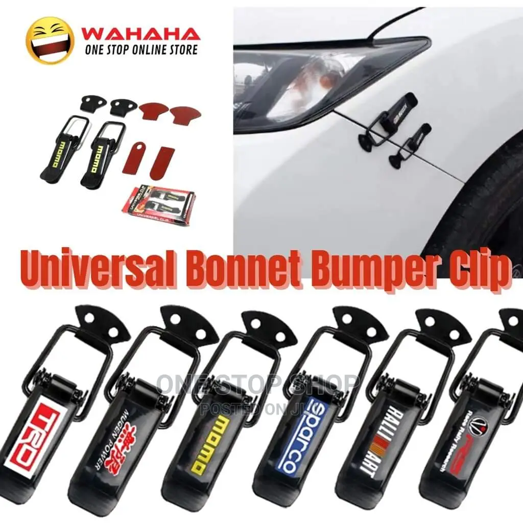 Universal Branded Bonnet Bumper Clips