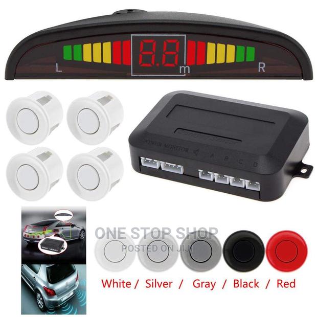Silver,Black,White Parking Sensors (4 Sensors