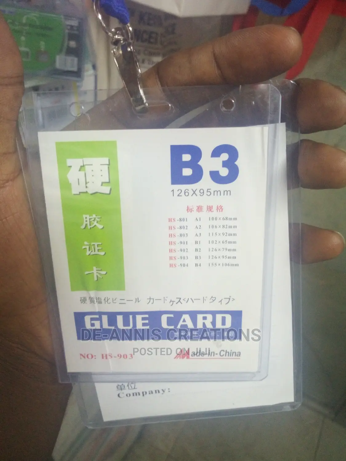 Exhibition Name Tag Holder