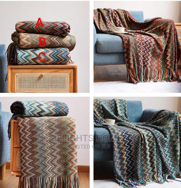 Bohemian Soft Knit Blanket