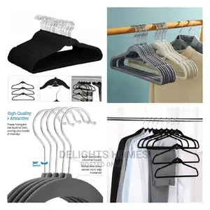 10 PCS Velvet Hangers 360degrees-Esj