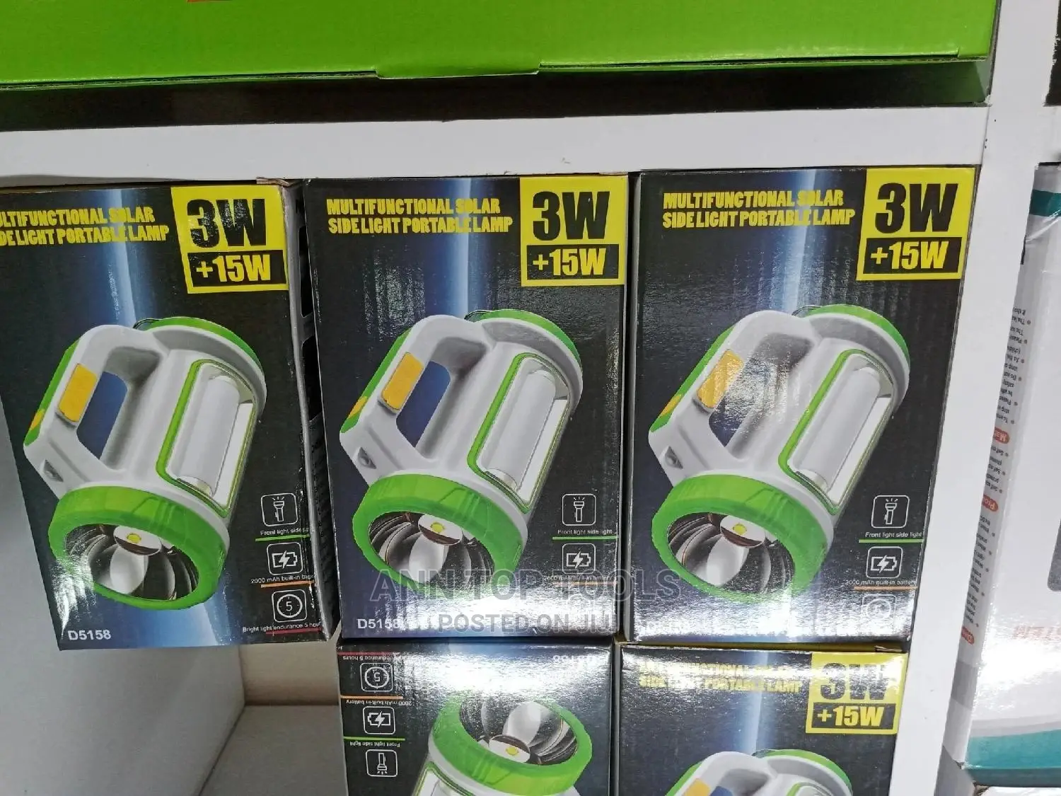 Multiple Portable Light Clamps