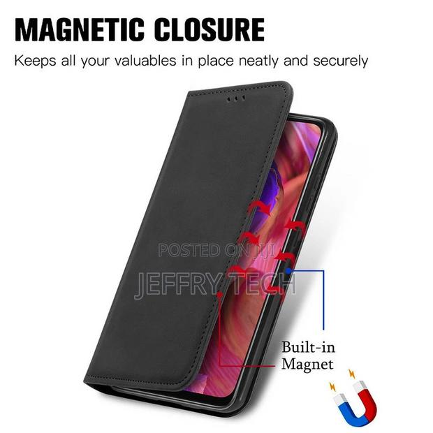 OPPO A17 Luxury Case Leather Smooth Wallet Funda - main view