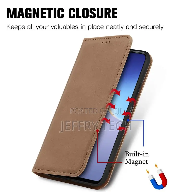Flip Case for Tecno Camon 19 2022 Luxury Case Leather Matte