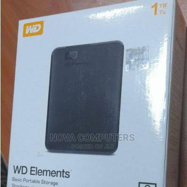 WD Elements Portable 1TB - Black - main view