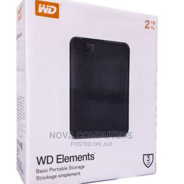 WD Elements Portable 2TB - Black - main view