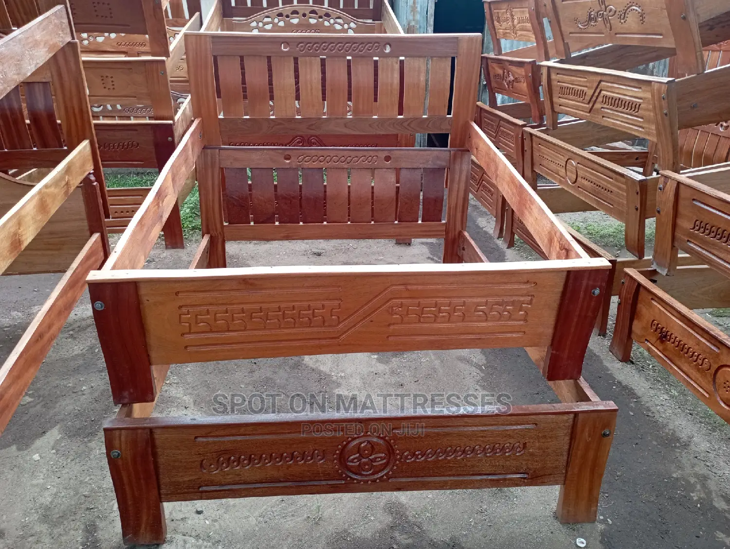 4by6 Mahogany Beds
