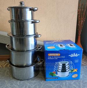 10pcs Stainless Steel Cookware - thumbnail 2