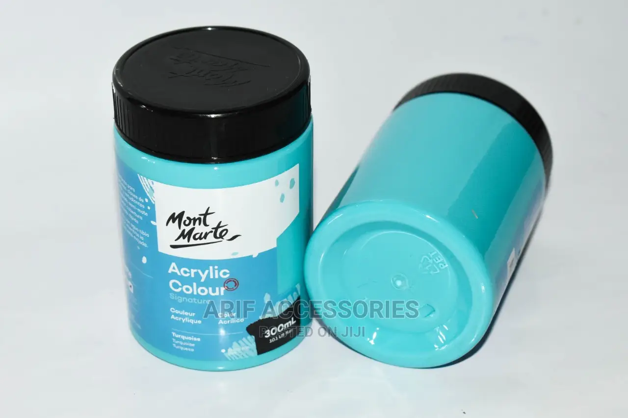 Mont Marte Acrylic Paint 300ml Turquoise in Nairobi Central Building Materials, Arif