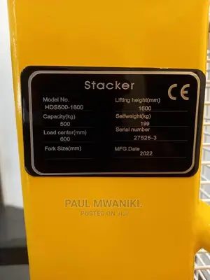 Drum Manual Stacker 500kg Lifting , 1.6meters.