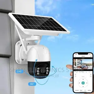 Futuristic Solar PTZ CCTV Smart Camera With 4g Sim Card