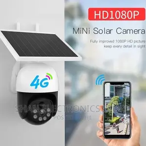 Monumental 4g GSM Simcard Solar Powered PTZ CCTV Camera