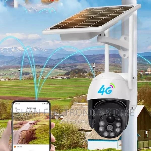 Superlative Solar PTZ CCTV Smart Camera With 4g Sim Card - main view