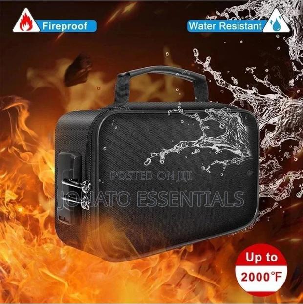 Fireproof Waterproof Document Bag With Lock, Fire Safe - thumbnail 4