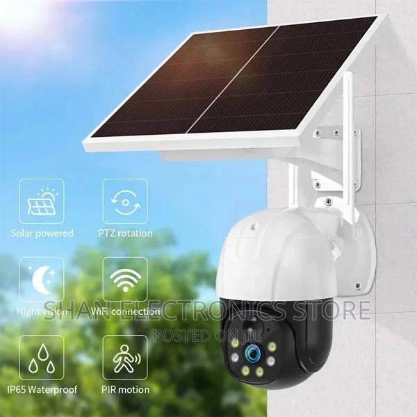 Exclusive 360° 4g 1080p Waterproof Solar PTZ CCTV Camera - main view