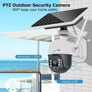 Unique 4g Solar Power Panel PTZ Dome 1080p Outdoor Camera