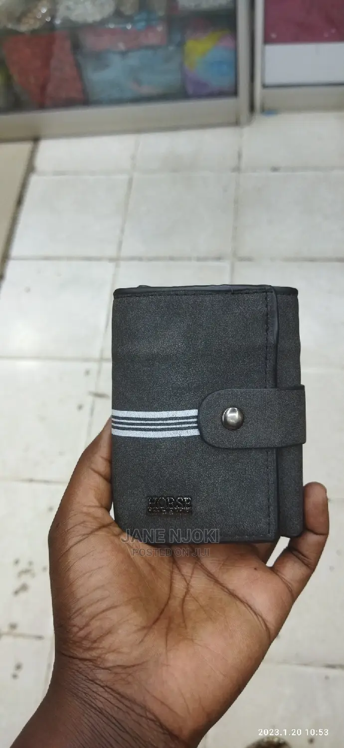 Grey Wallets Men