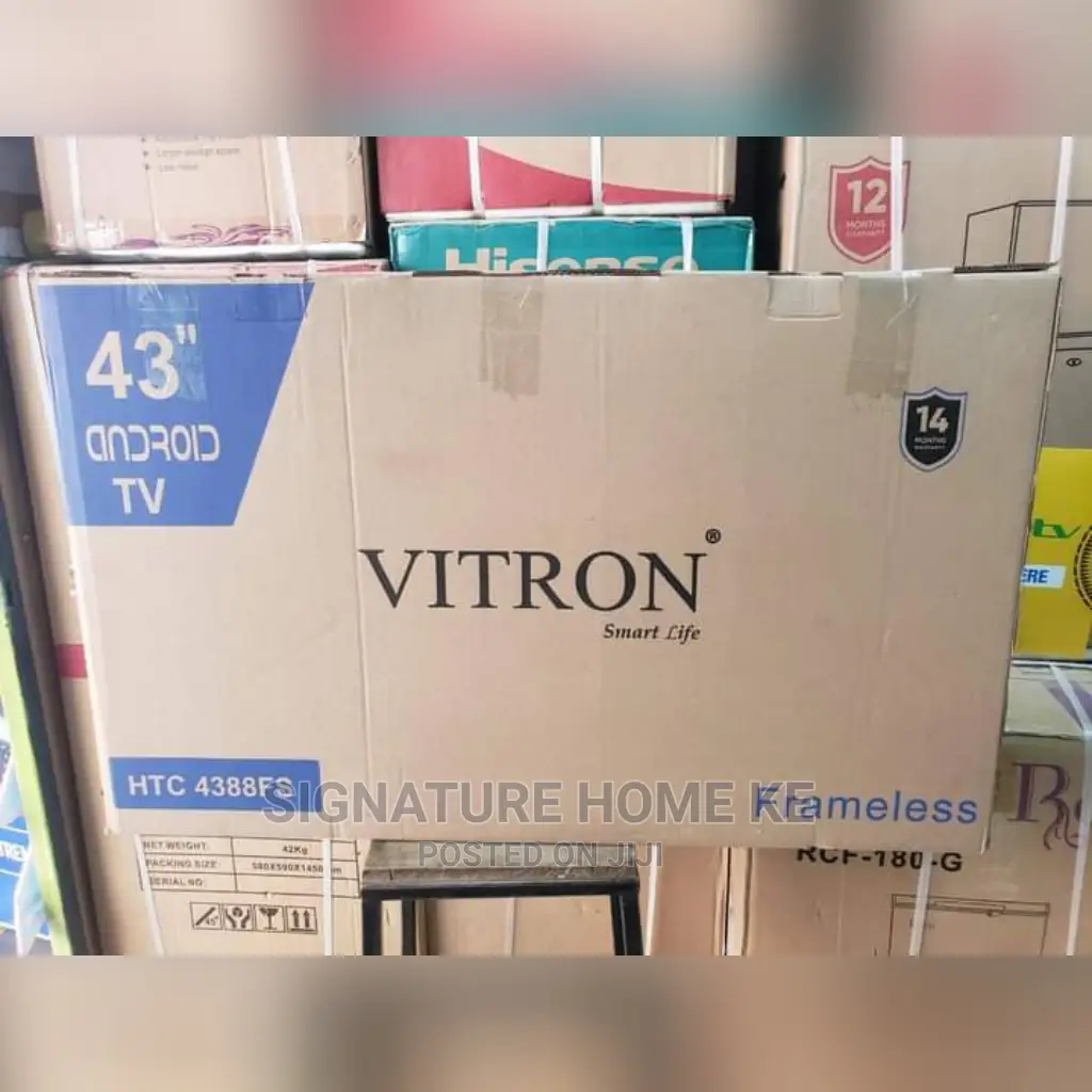 Vitron 43" Android Tv(Frameless)