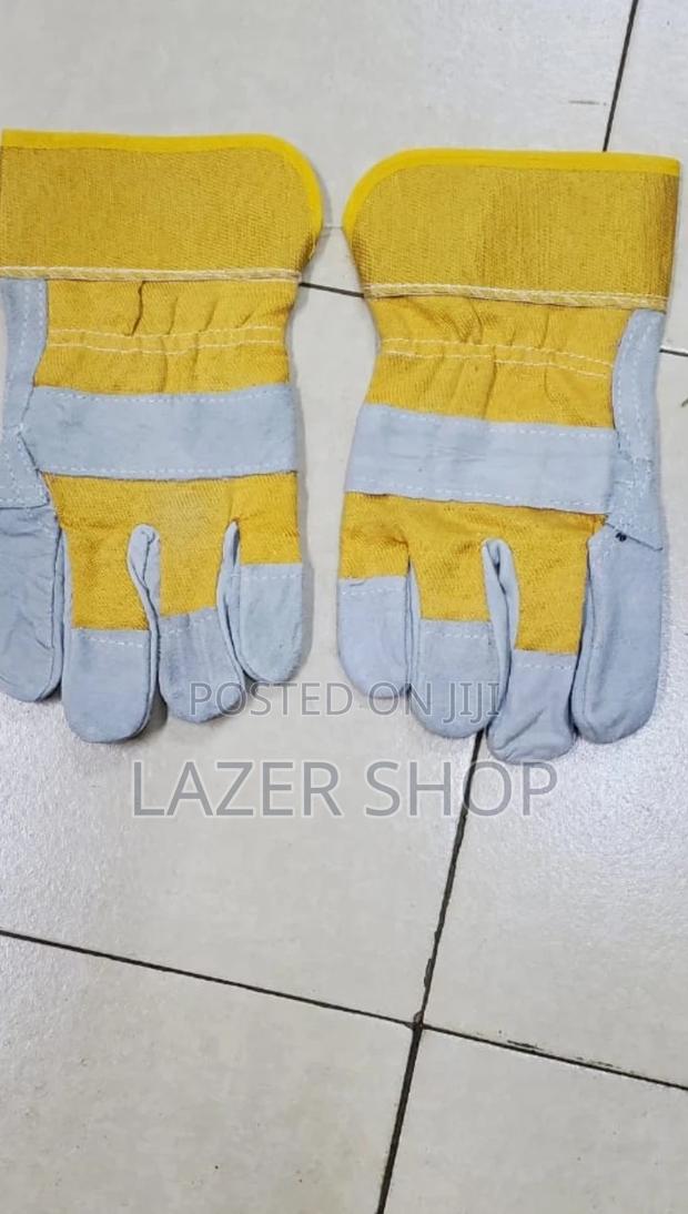 Leather Safety Gloves - main view